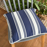 capa almofada maritima praia linhao branco c listras azul 45x45 cadeira so
