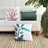 kit 3 capas almofadas decorativas veludo verde musgo planta rose e bananeira