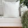 capa almofada impermeavel area externa branca c abas 60x60 sofa