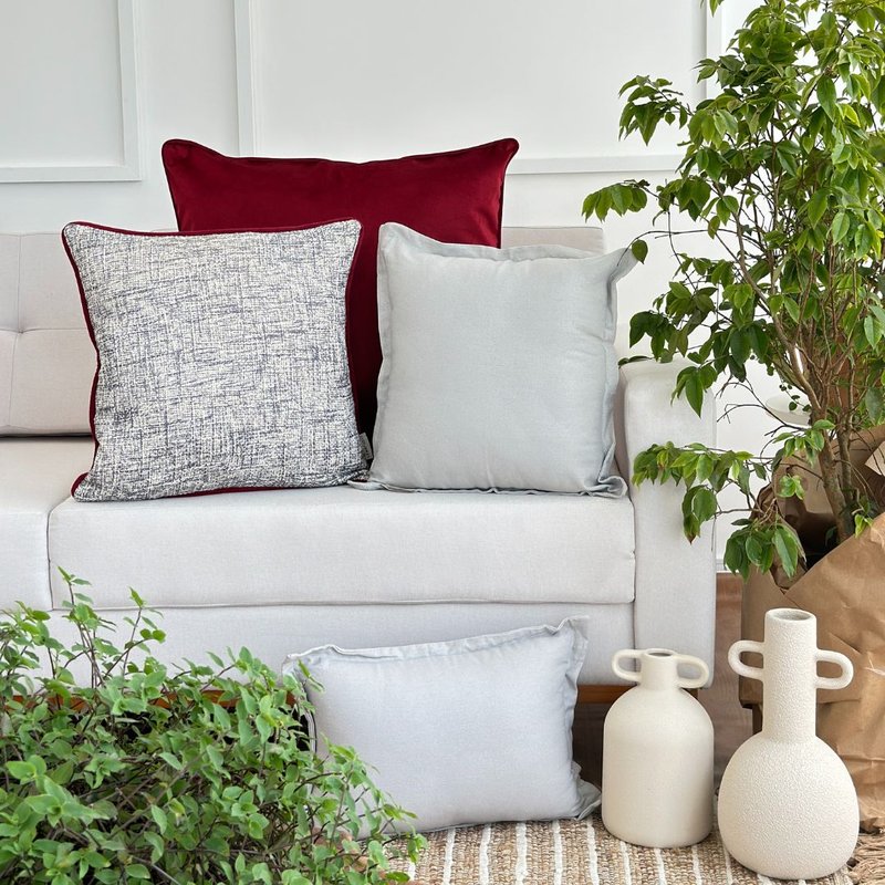 capas almofadas veludo bordo