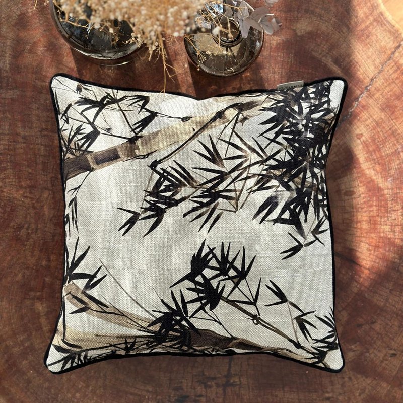 capa de almofada linhao cru entreposto com debrum 45x45cima