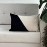 capa almofadas recortes preta 30