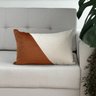 capa almofadas recortes terracota 30