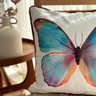 capa de almofada linhao decorativa borboleta com vivo 45x45 4