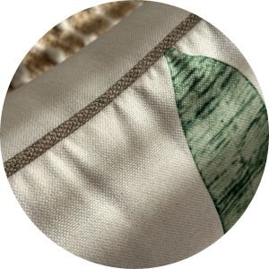 banner bolinha folhagens debrum