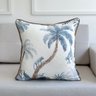 capa almofada linhao coqueiro azul australia 45x45 7