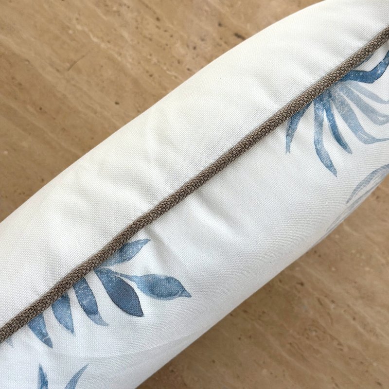 capa almofada linhao coqueiro azul 45x30 25