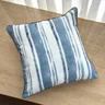 capa almofada linhao listrada azul 45x45 14
