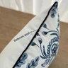 capa almofada linhao floral azul 45x45 5