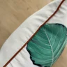 capa almofada linhao cru planta ficus 45x45 14