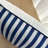 capa de almofada listrada azul 33