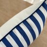 capa de almofada listrada azul 45x45 25