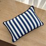 capa de almofada listrada azul 45x30 24