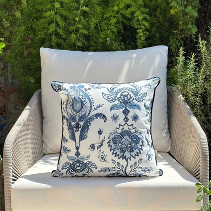 capa almofada impermeavel floral 45x45 1